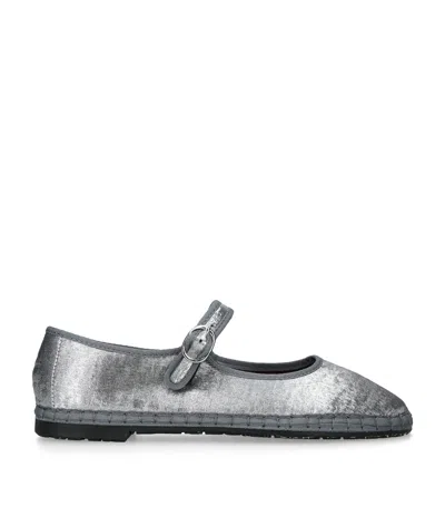 Flabelus Lavinia Mary Jane Flats In Multi