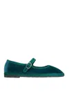 Flabelus Costello Ballerina Flats In Verde