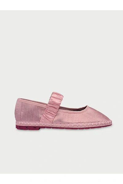 Flabelus Mafalda Mary Jane Flat In Peony, Women's At Urban Outfitters In Pink