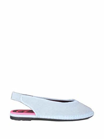 Flabelus Narnia Slingback Ballet Flats In Blue