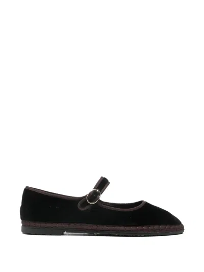 Flabelus Sethe Ballet Flats In Black