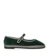 Flabelus Velvet Jay Mary Janes
