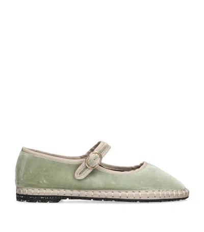 FLABELUS VELVET UTA MARY JANES
