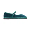 Flabelus Costello Ballerina Flats In Green