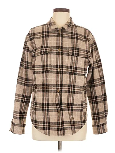 Pre-owned Flag & Anthem Cardigan Sweater In Brown