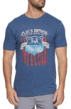 Flag And Anthem Crest Short Sleeve T-shirt In Navy/red/white