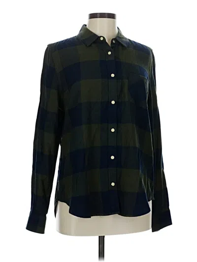 Pre-owned Flag & Anthem Long Sleeve Button Down Shirt In Green