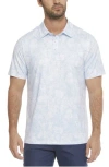 Flag And Anthem Montauk Botanical Performance Polo In White Combo