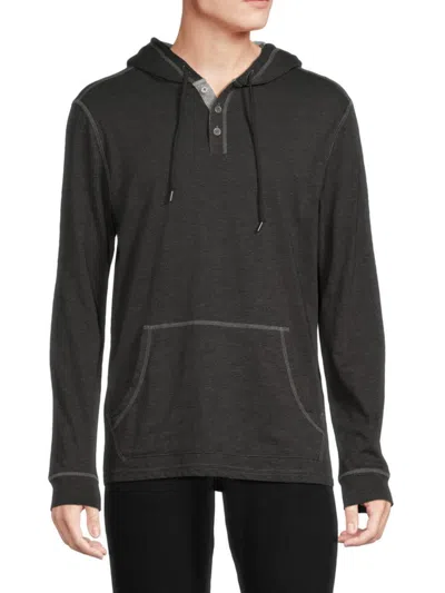 Flag & Anthem Men's Abington Siro Button Hoodie In Charcoal