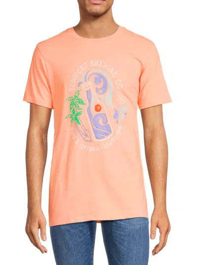 Flag & Anthem Men's Newport Logo Graphic Tee In Coral