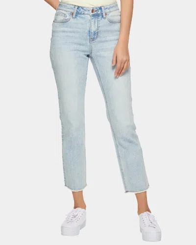 Flags & Anthem Aldie High-rise Jean In Light Wash In Neutral