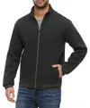 Flags & Anthem Alloway Quilted Full Zip Jacket In Charcoal In Black