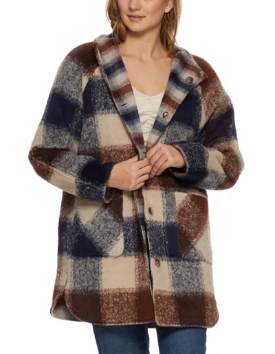 Flags & Anthem Aneta Reversible Jacket In Plaid In Multi