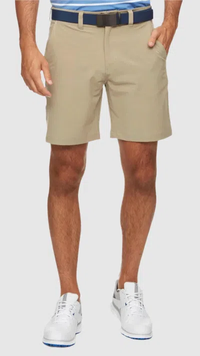 Flags & Anthem Any-wear Hybrid 8" Short In Khaki In Green