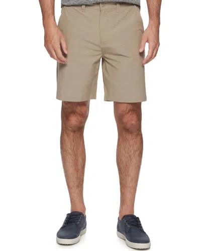 Flags & Anthem Any Wear Hybrid Performance Short In Khaki In Neutral