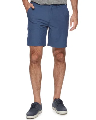 Flags & Anthem Bamboo Zip Shorts In Navy In Blue