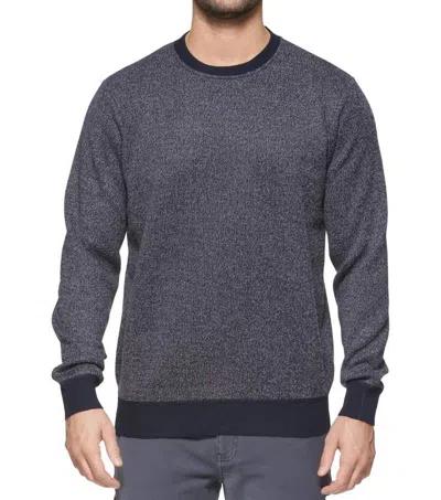 Flags & Anthem Bedford Fleece Lined Crewneck Pullover In Navy