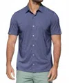 Flags & Anthem Drasco Short Sleeve Performance Commuter In Navy In Blue