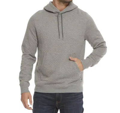 Flags & Anthem Bradner Quilted Hoodie In Grey Heather In Gray