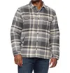 Flags & Anthem Cassidy Sherpa-lined Shirt Jacket In Charcoal/grey In Multi