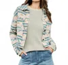 Flags & Anthem Castilla Cropped Utility Jacket In Multi