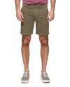 Flags & Anthem Catskill Garment Dyed Short In Light Army Green In Multi