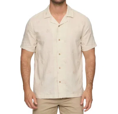 Flags & Anthem Chandler Collar Shirt In Beige In Neutral