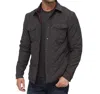 Flags & Anthem Chapin Flannel Lined Quilted Jacket In Charcoal In Pink
