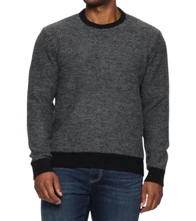 Flags & Anthem Cortez Crewneck Sweater In Black In Gray