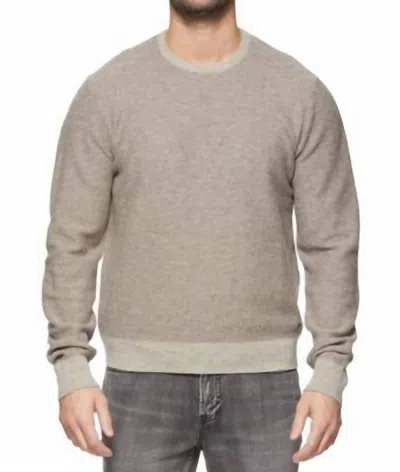 Flags & Anthem Cortez Merino Wool Sweater In Brown Grey