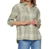 Flags & Anthem Eric Relaxed Shirt In Green Plaid In Multi