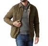 Flags & Anthem Flannel Lined Jacket In Olive In Green