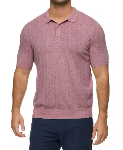 Flags & Anthem Glen Sweater Polo In Mauve In Pink
