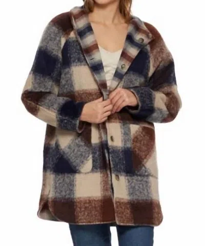 Flags & Anthem Gwinner Reversible Jacket In Brown/multi