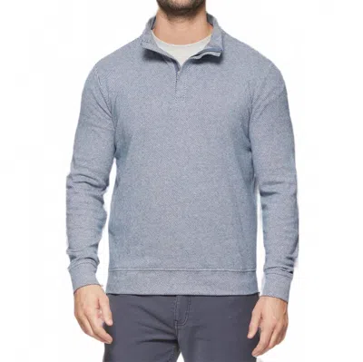 Flags & Anthem Hans Hero Twill Zip Top In Blue