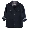 Flags & Anthem Haven Long Sleeve Shirt With Double Pocket In Navy