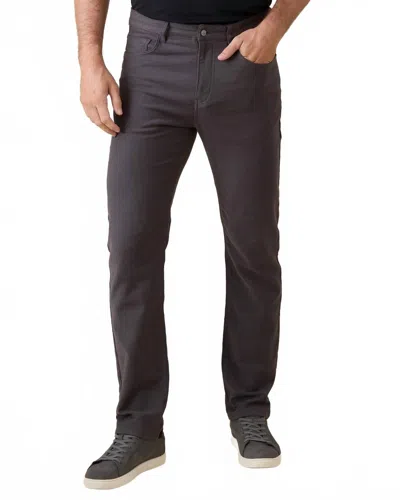 Flags & Anthem Calix Straight Leg Stretch Chinos Pant In Charcoal In Transparent