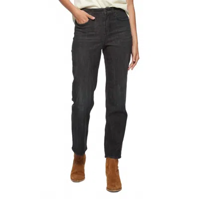 Flags & Anthem Joplin High Rise Straight Leg Jeans In Black