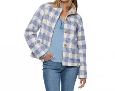 Flags & Anthem Katy Reversible Jacket In Multi Plaid