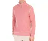 Flags & Anthem Lavelle 4th Zip Pullover In Mauve In Pink