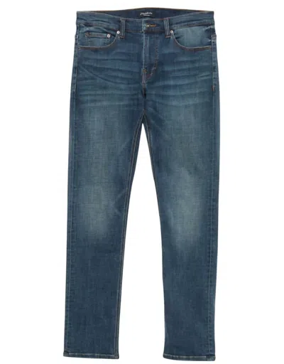 Flags & Anthem Loveland Denim Nashville Straight Fit Jeans In Medium Wash In Multi