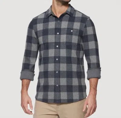 Flags & Anthem Madeflex Hero Knit Shirt In Charcoal In Multi