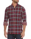 Flags & Anthem Madeflex Hero Stretch Performance Shirt In Navy/red In Multi