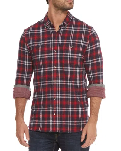 Flags & Anthem Madeflex Hero Stretch Performance Shirt In Navy/red In Multi