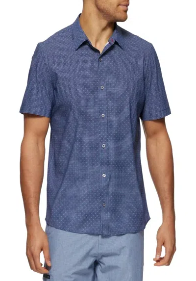 Flags & Anthem Madeflex Journey Performance Short Sleeve Shirt In Blue