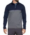 Flags & Anthem Madeflex Journey Stretch 1/4-zip In Navy/charcoal In Multi