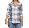 Flags & Anthem Marlow Shirt In Navy/pink Multi In Multi