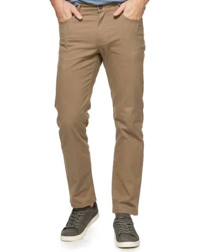 Flags & Anthem Mason Straight Chino Pant In Bamboo Khaki In Multi