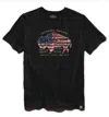 Flags & Anthem Men's Buffalo Flag Short Sleeve Tee In Black In Black