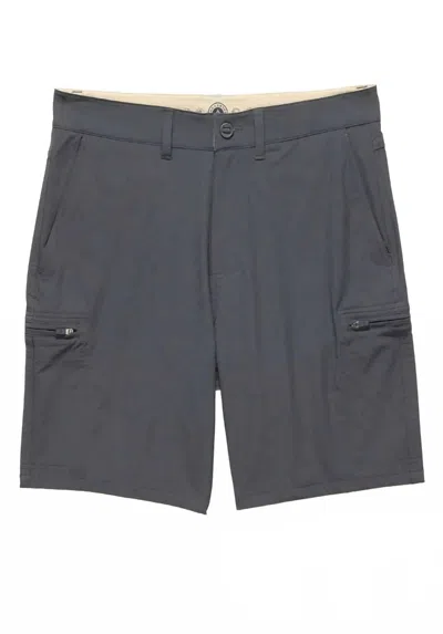 Flags & Anthem Men's Detour Cargo Performance Short In Grey In Gray